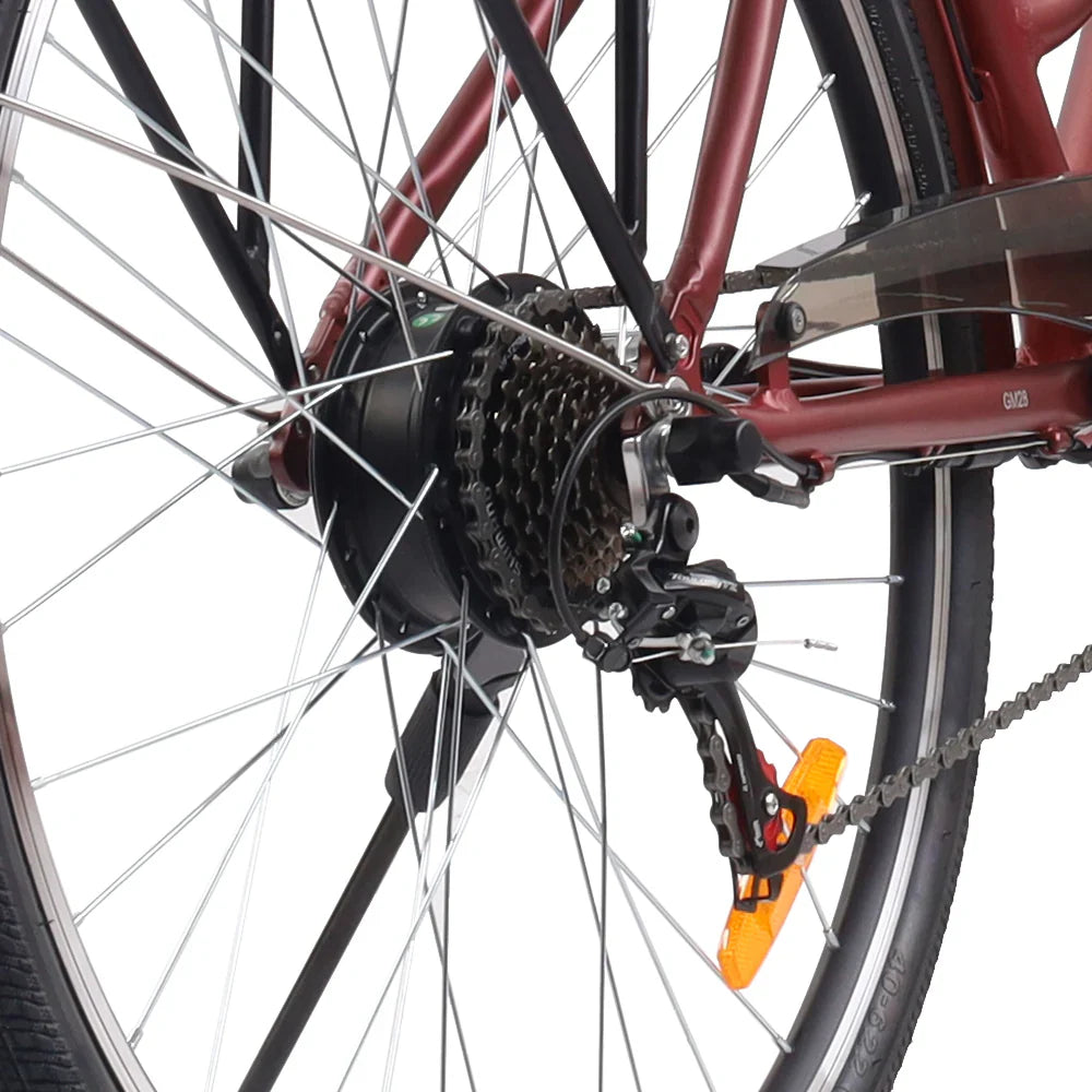 GOGOBEST GM28 27.5" Electric City Bike 350W Motor 36V 10.4Ah Battery