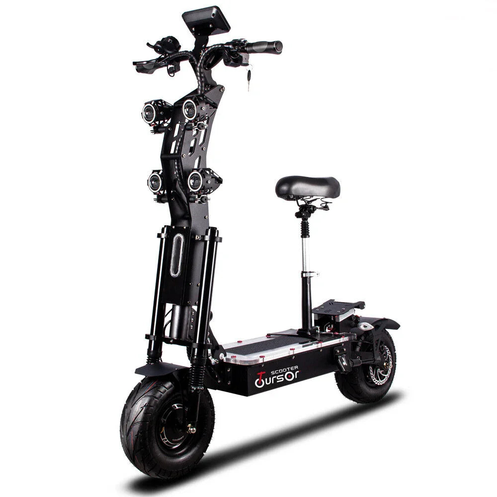 TOURSOR X13 60V 13" Folding Electric Scooter with Seat 2*4000W Dual Motors 60V 50Ah Battery