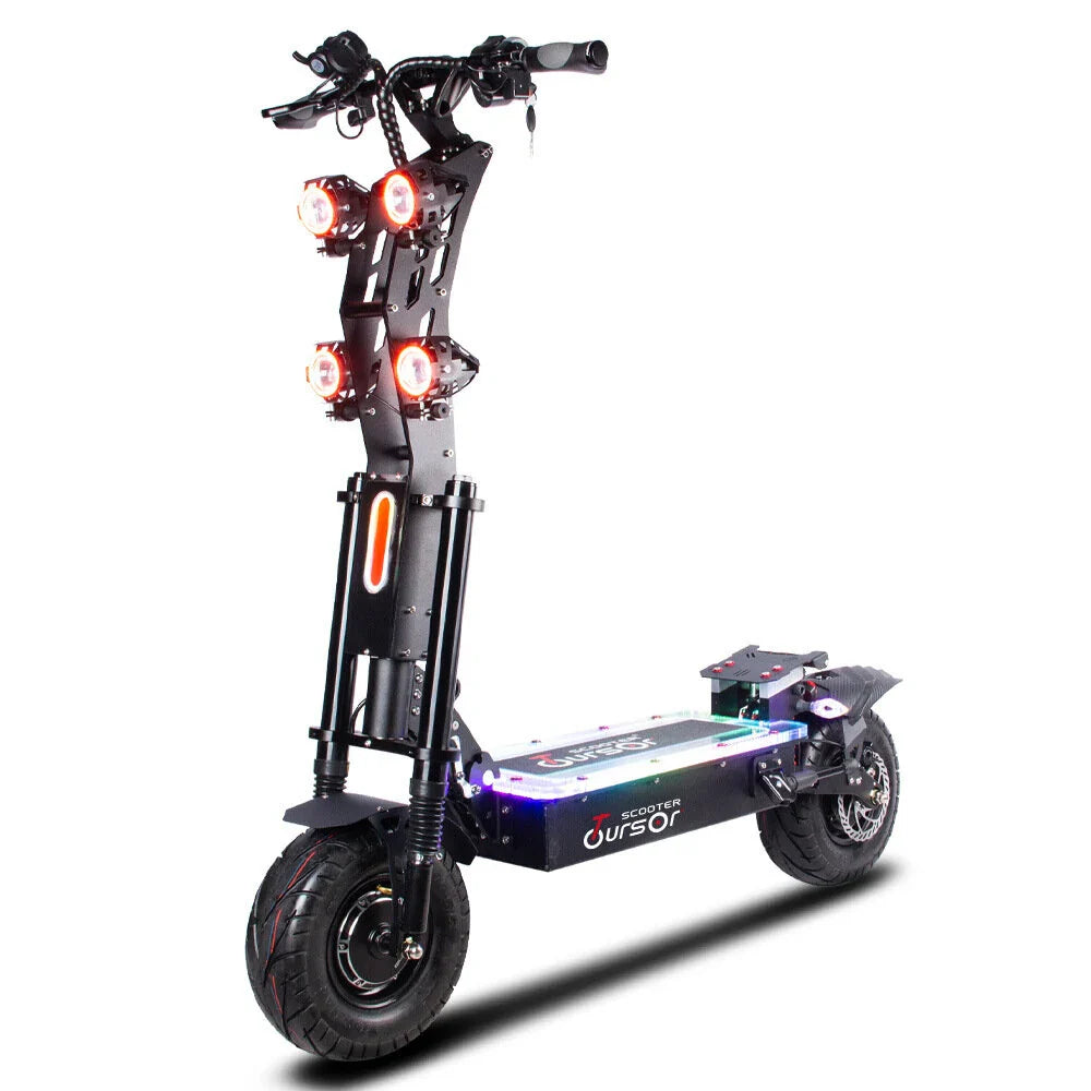 TOURSOR X13 60V 13" Folding Electric Scooter with Seat 2*4000W Dual Motors 60V 50Ah Battery