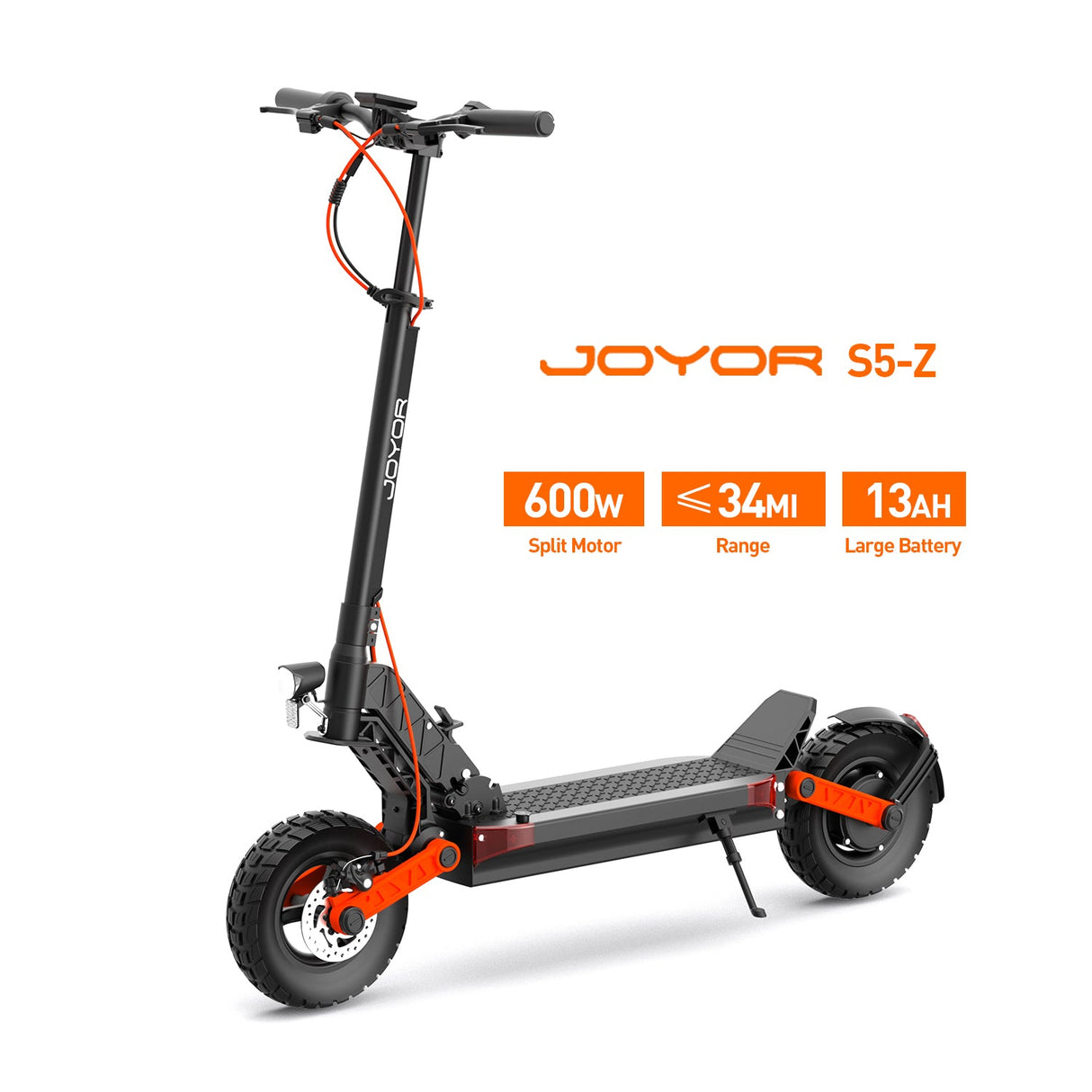 JOYOR S5-Z 10" Off Road Electric Scooter 600W Motor 48V 13Ah Battery