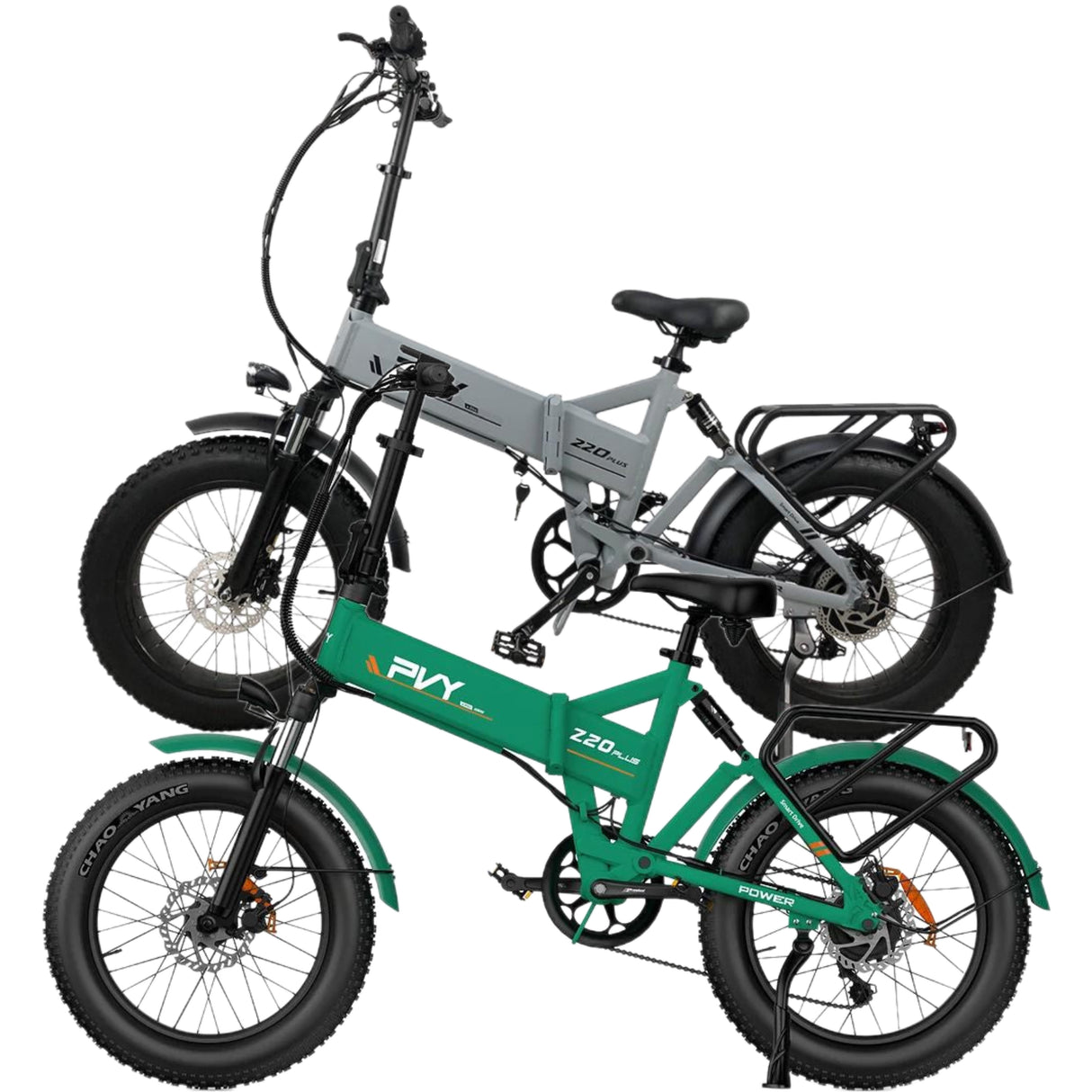PVY Z20 Plus Fat Tire Electric Folding  Bike 1000W Motor Combo