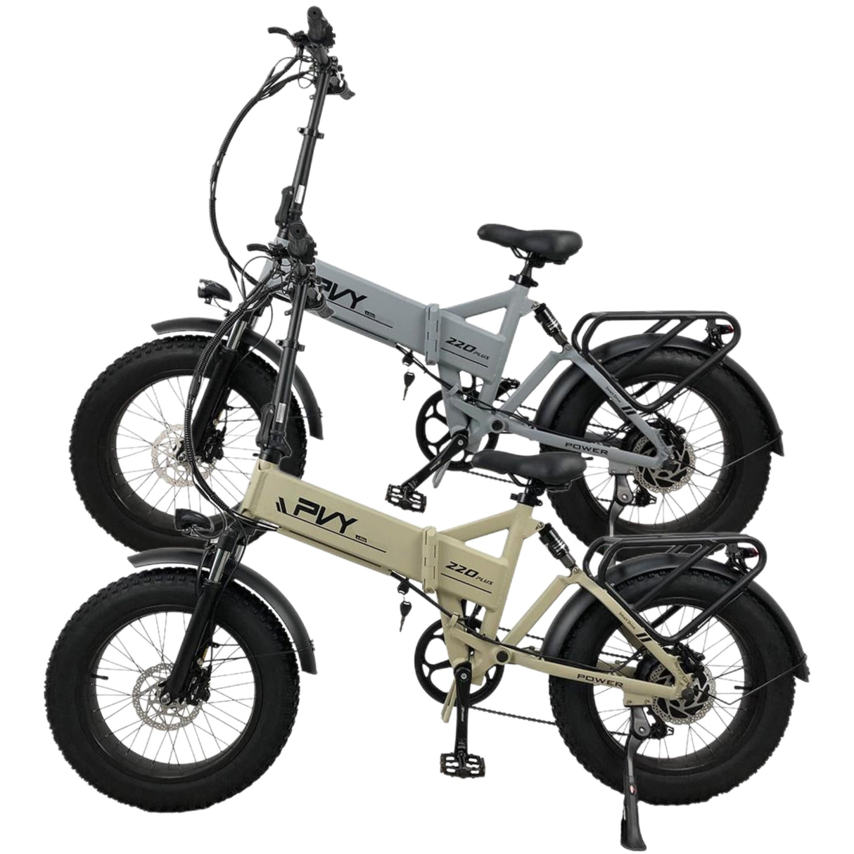 PVY Z20 Plus Fat Tire Electric Folding  Bike 1000W Motor Combo