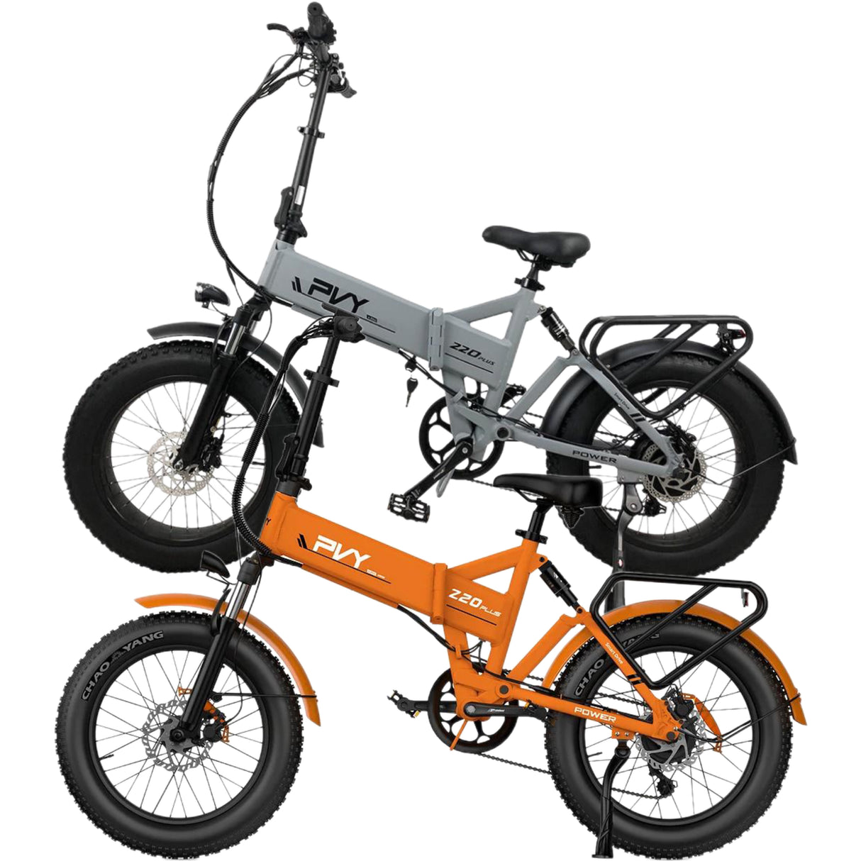 PVY Z20 Plus Fat Tire Electric Folding  Bike 1000W Motor Combo