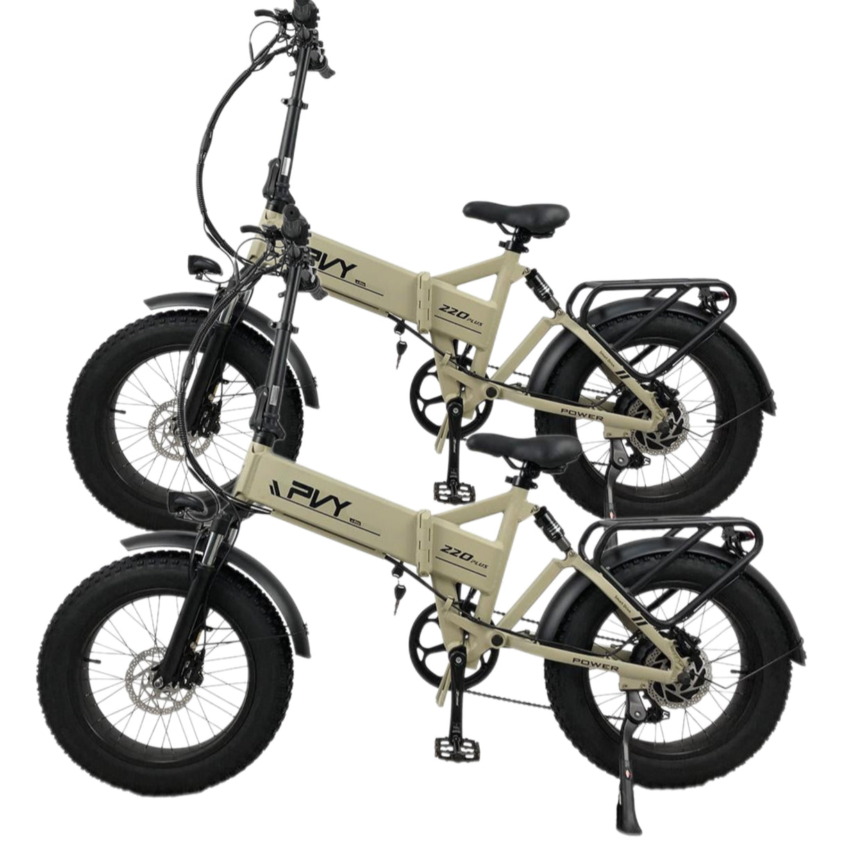 PVY Z20 Plus Fat Tire Electric Folding  Bike 1000W Motor Combo