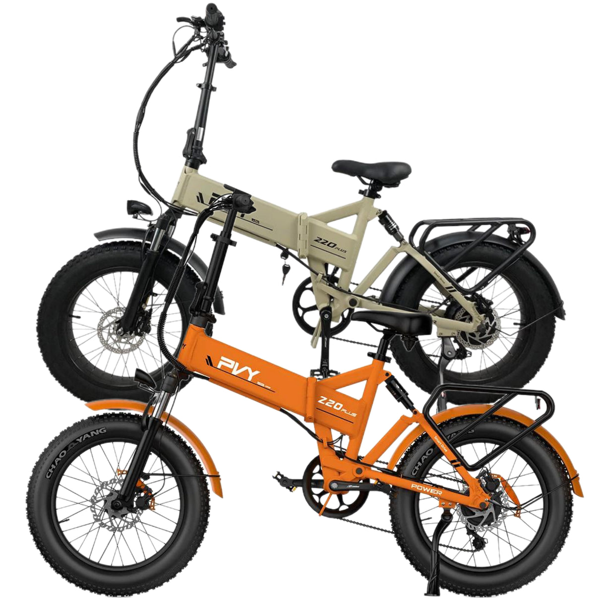 PVY Z20 Plus Fat Tire Electric Folding  Bike 1000W Motor Combo
