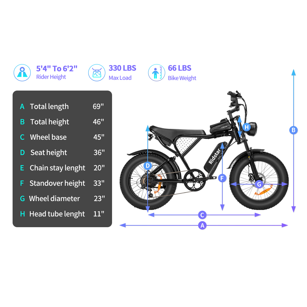 Ridstar-Q20-Pro-Fat-Tires-Electric-Bike-2000W-Motor-52V-20Ah-Battery-black-size