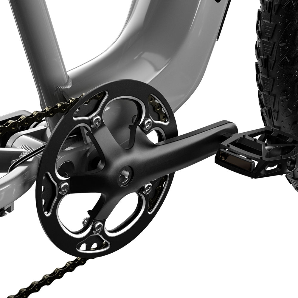 Vélo de montagne électrique SHENGMILO S600 26 pouces, double moteur 2000 W, batterie 48 V 17,5 Ah