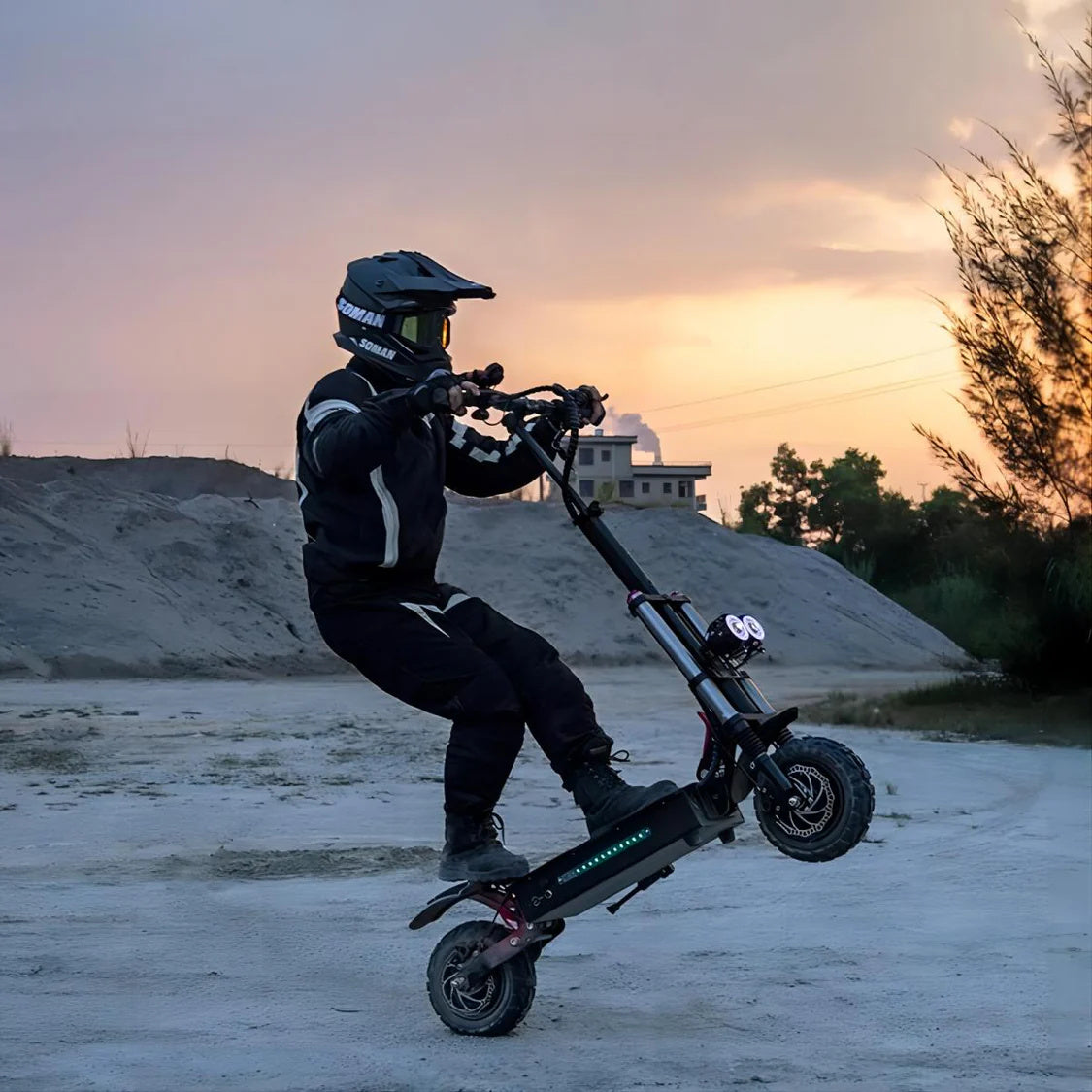 TOURSOR E5B 11" Folding Electric Scooter with Seat 2*3000W Dual Motors 60V 35Ah Battery