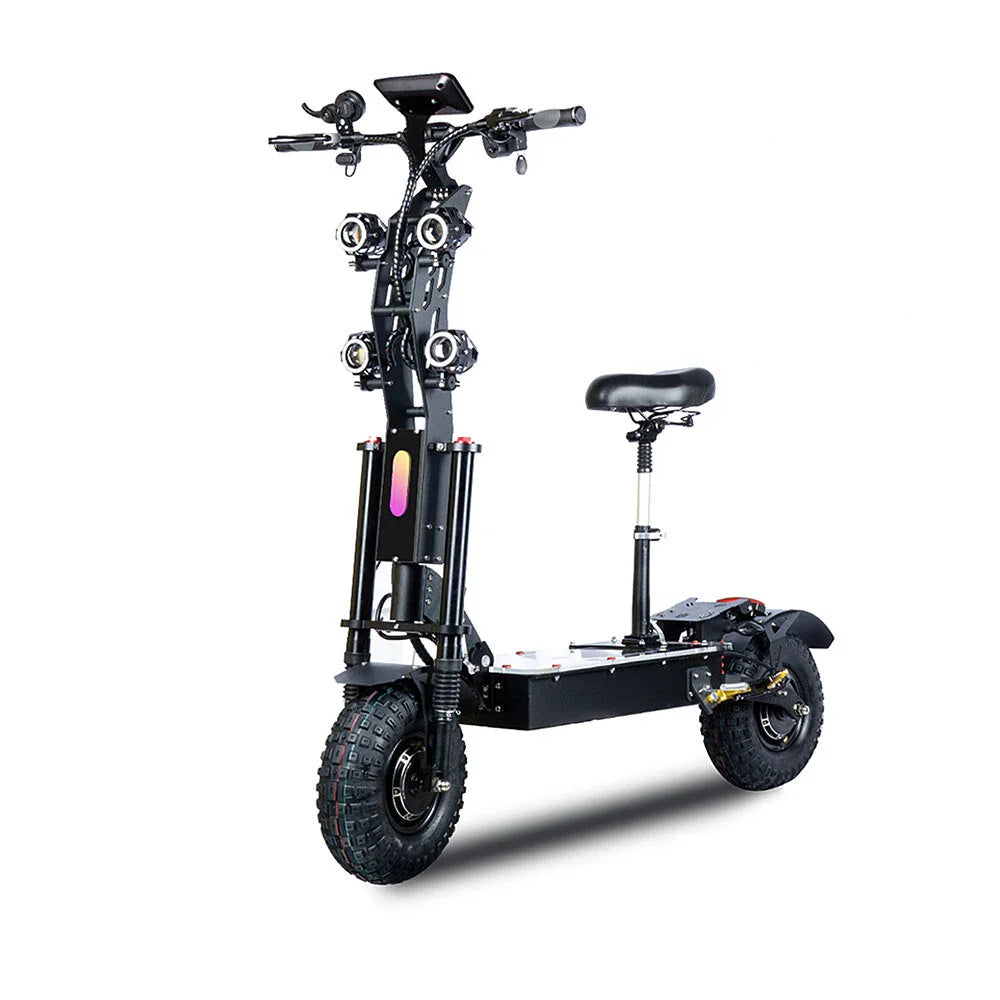 TOURSOR X14 72V 14" Folding Electric Scooter with Seat 2*5000W Dual Motors 72V 40Ah Battery