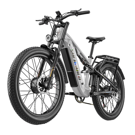 SHENGMILO S600 PRO 26" Electric Mountain Bike 2000W Dual Motor 48V 25Ah Battery