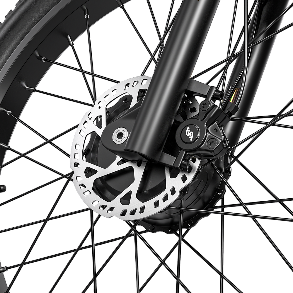 Vélo de montagne électrique SHENGMILO S600 26 pouces, double moteur 2000 W, batterie 48 V 17,5 Ah