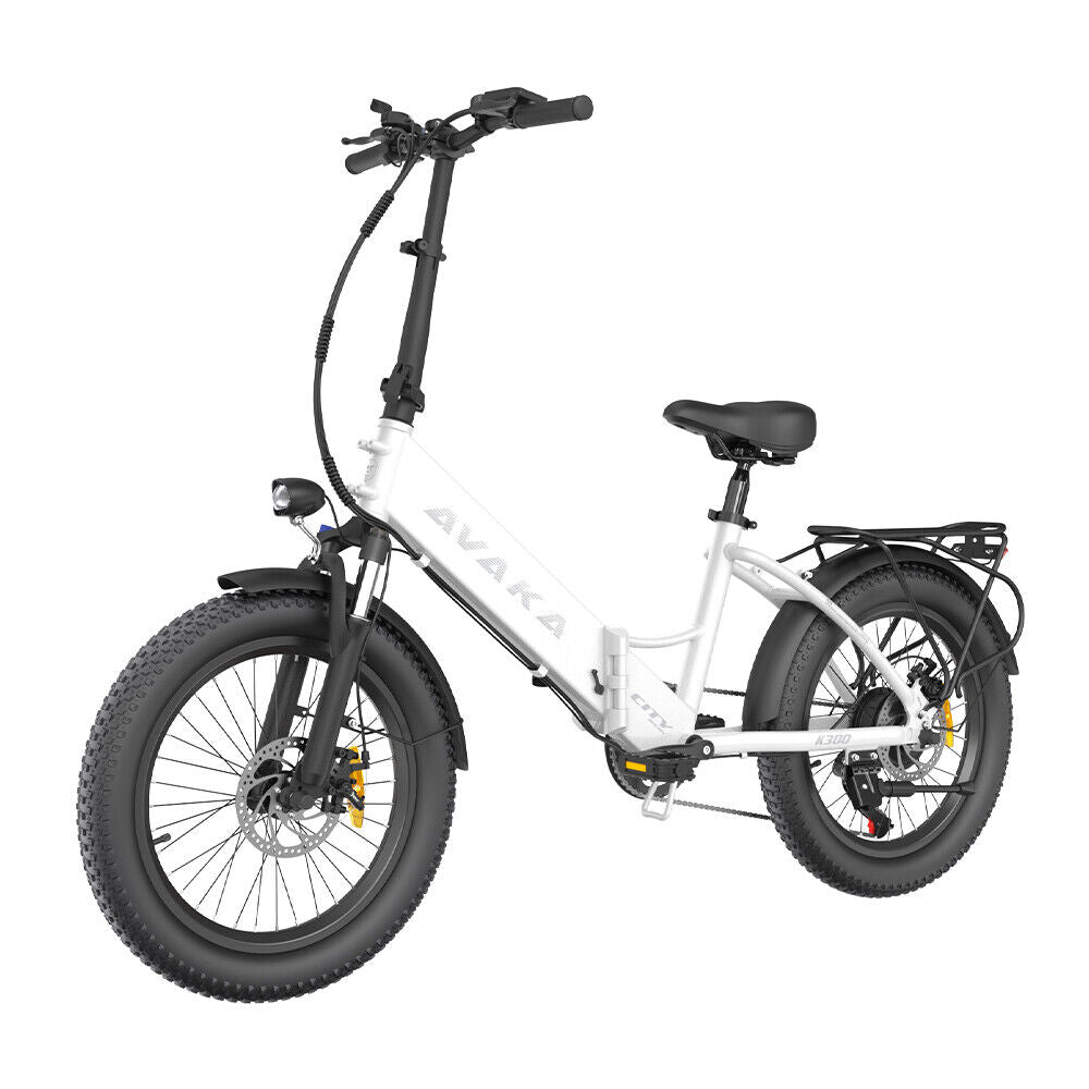 AVAKA K300 20 Folding Electric City Bike 350W Motor 36V 16Ah Battery