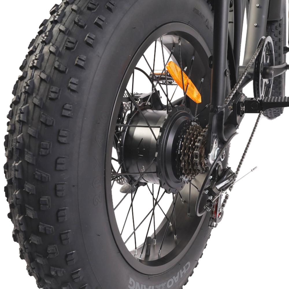 BEZIOR XF001 20" Fat Tires Retro Electric All-Terrain Bike 1000W Motor 48V 12.5Ah Battery