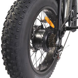 BEZIOR XF001 20" Fat Tires Retro Electric All-Terrain Bike 1000W Motor 48V 12.5Ah Battery