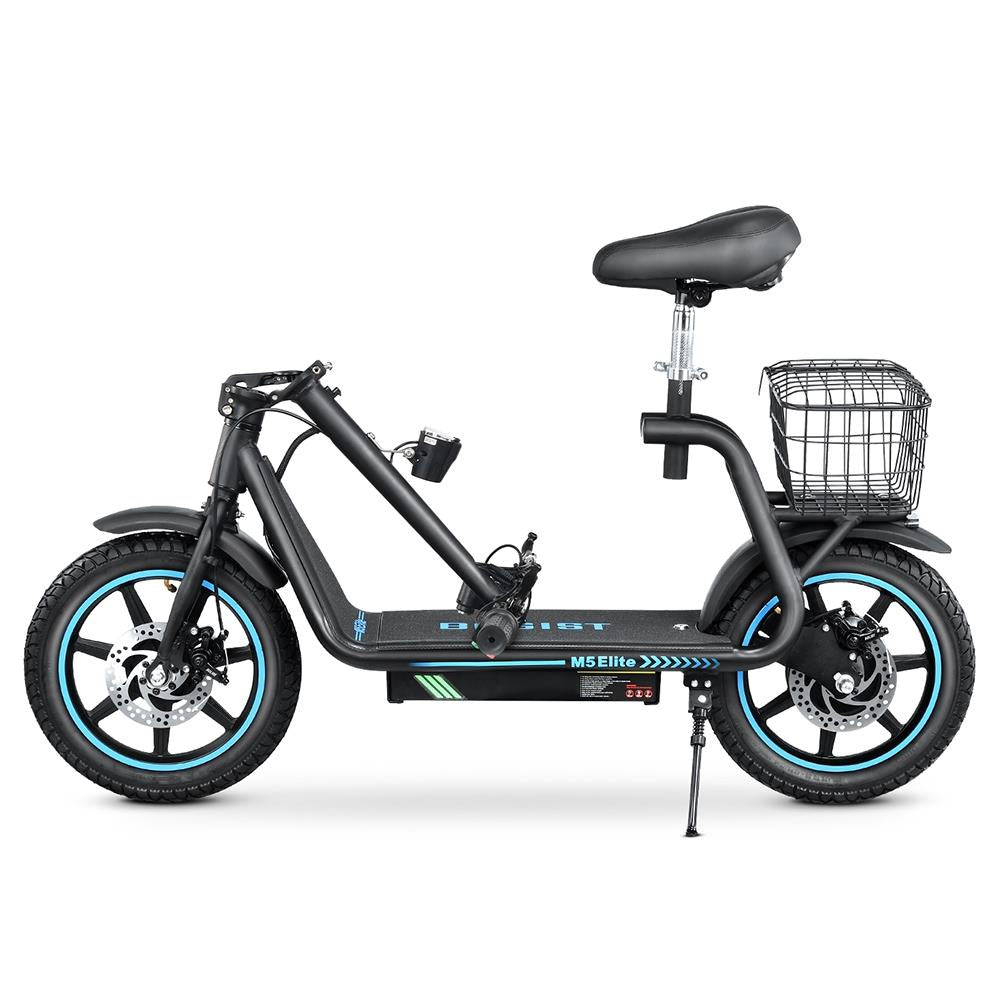 BOGIST M5 Elite 14" Electric Scooter 500W Motor 48V 13Ah Seat and Cargo Carrier