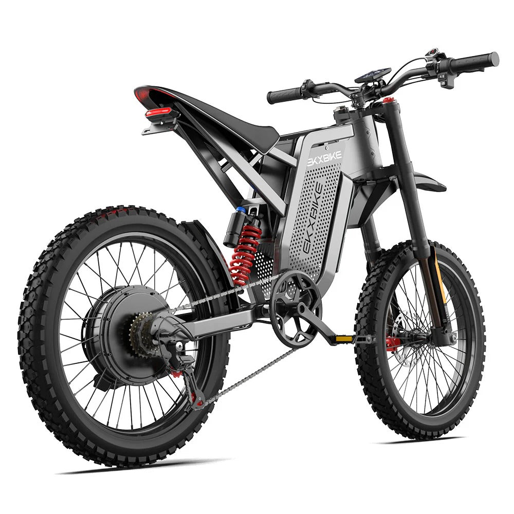 EKXBIKE X21 Max 19" Off-Road Electric Bike Dual Hydraulic Shock 3000W Motor 60V 30Ah Battery