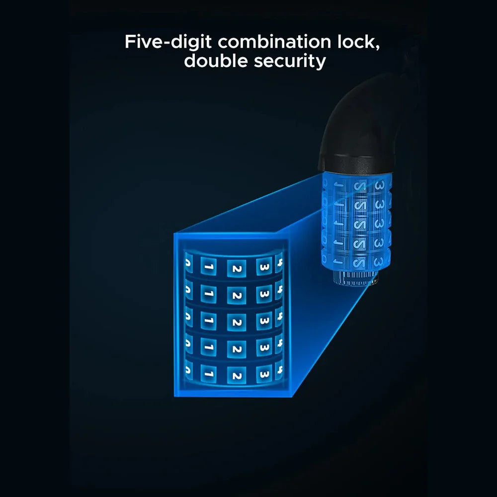 ENGWE Lock Electroplating Alloy Five-Digit Combination