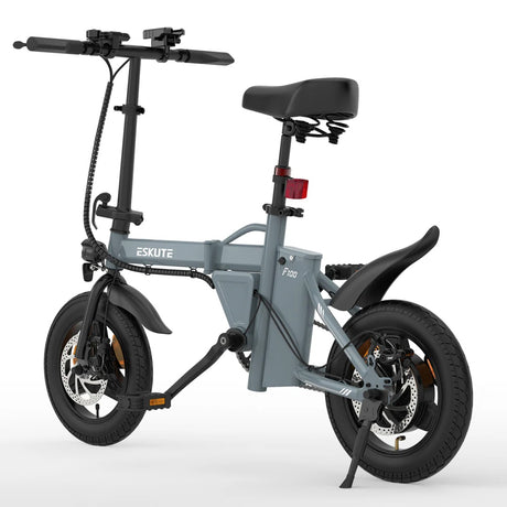 ESKUTE F100 14" Mini Folding Electric Bike 250W Motor 36V 9Ah Battery