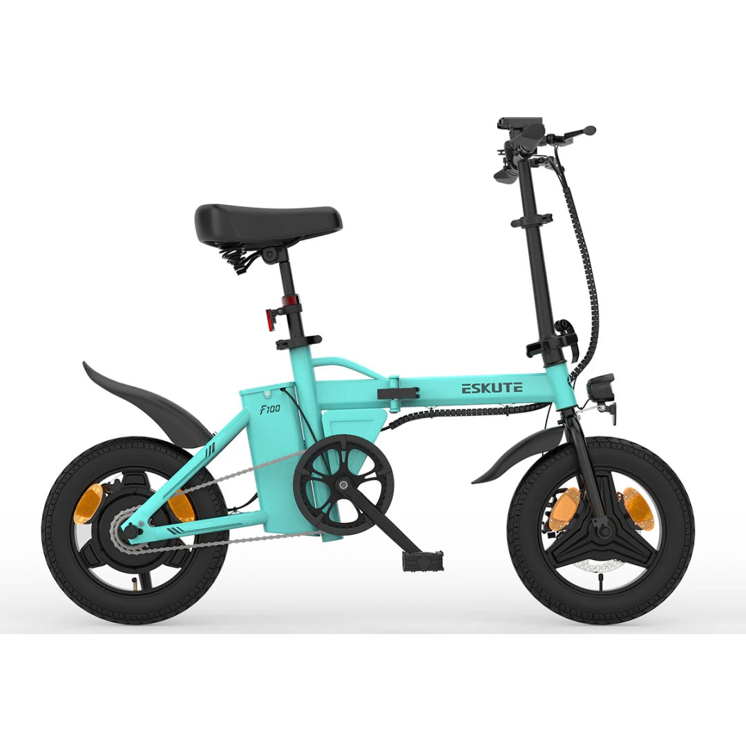 ESKUTE F100 14" Mini Folding Electric Bike 250W Motor 36V 9Ah Battery