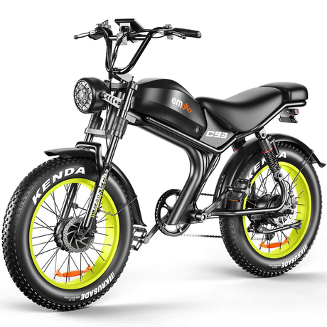 EMOKO C93 20" Fat Tire Electric Off-Road Bike 2*1000W Dual Motor 48V 23Ah Battery
