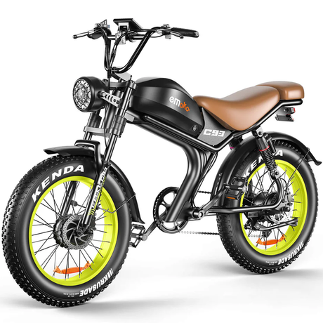 EMOKO C93 20" Fat Tire Electric Off-Road Bike 2*1000W Dual Motor 48V 23Ah Battery