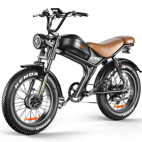 EMOKO C93 20" Fat Tire Electric Off-Road Bike 2*1000W Dual Motor 48V 23Ah Battery