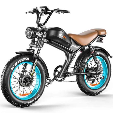EMOKO C93 20" Fat Tire Electric Off-Road Bike 2*1000W Dual Motor 48V 23Ah Battery