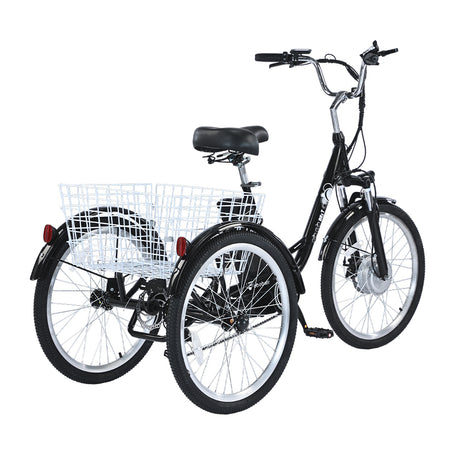 GOGOBEST GF100 24" Electric City Tricycle Cargo Ebike 350W Motor 36V 20Ah Battery