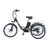 GOGOBEST GF100 24" Electric City Tricycle Cargo Ebike 350W Motor 36V 20Ah Battery