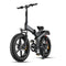 ENGWE X20 20" Fat Tire Folding Electric Bike MTB 1000W (Peak) Motor 48V 22.2Ah Dual Batteries