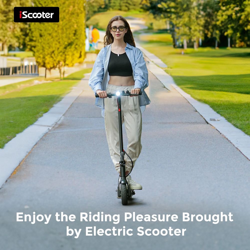 ISCOOTER I8 8.5" Folding Commuter Electric Scooter 350W Motor 42V 5.2Ah Battery