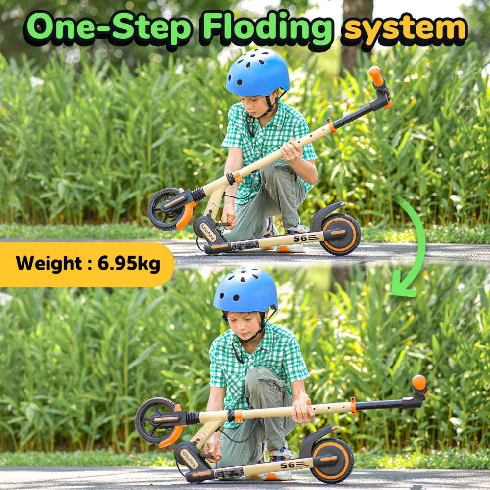 ISINWHEEL S6 6.5" Kid's Foldable Electric Scooter 150W Motor 21.6V 5Ah Battery