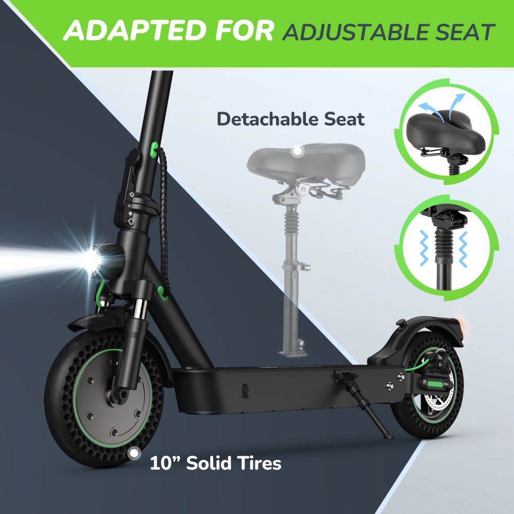 ISINWHEEL S9 Max 10" Folding Commuting Electric Scooter 500W Motor 42V 10Ah Battery