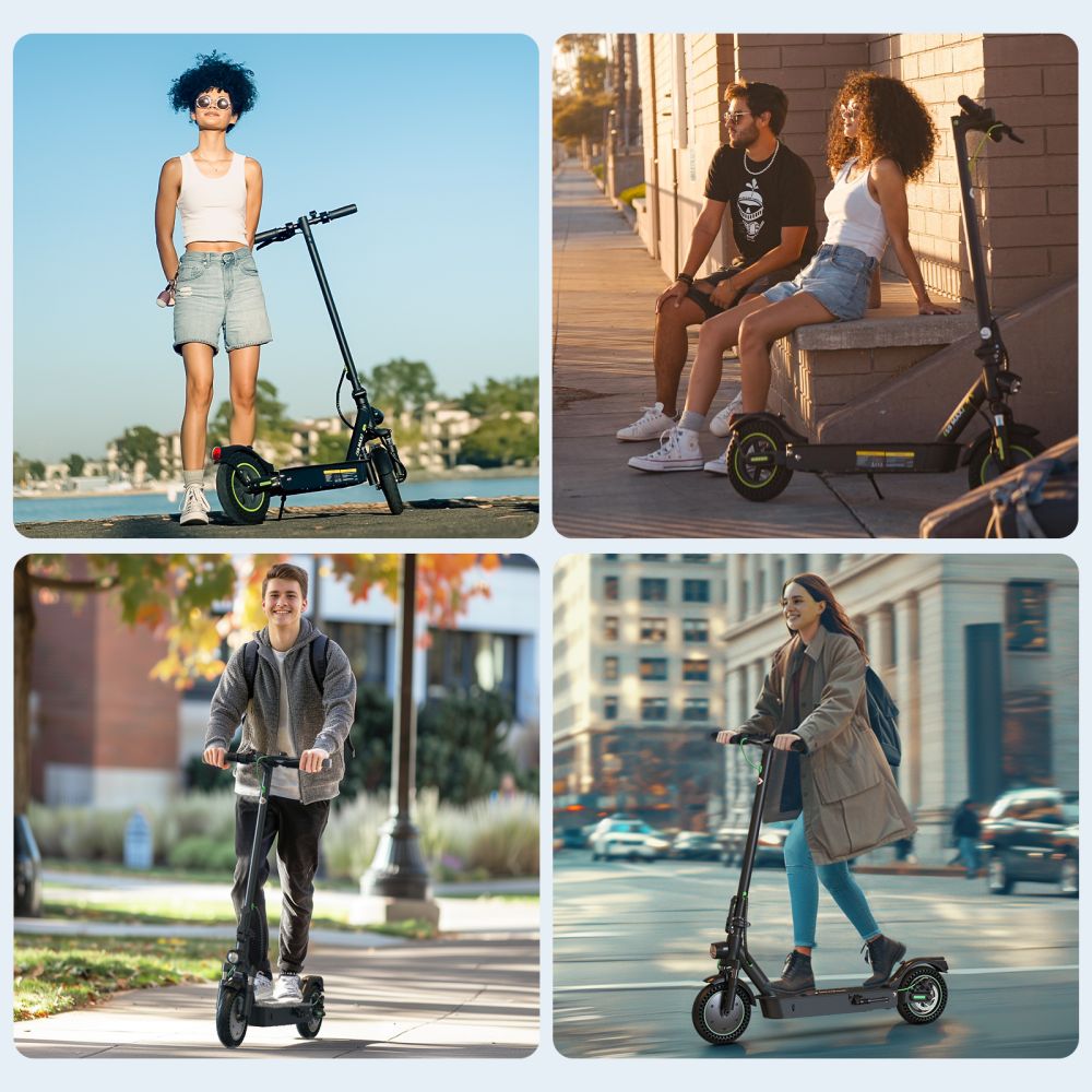 ISINWHEEL S9 Max 10" Folding Commuting Electric Scooter 500W Motor 42V 10Ah Battery