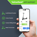 ISINWHEEL S9 Max 10" Folding Commuting Electric Scooter 500W Motor 42V 10Ah Battery