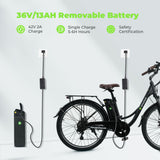 ISINWHEEL U2 26" Cruiser Commuting Electric Bike 500W Motor 36V 13Ah Battery