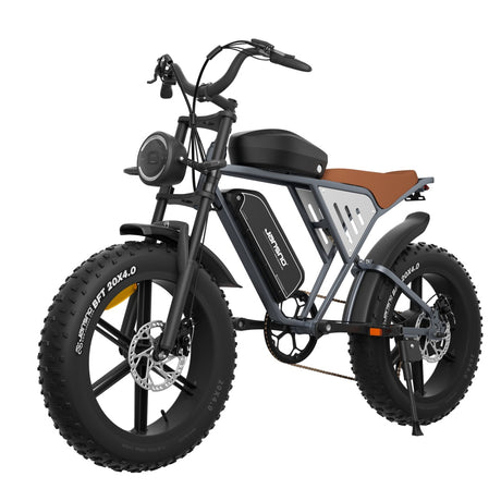 JANSNO X70GM 20" Fat Tires Electric Bikes 750W Motor 48V 14Ah+20Ah Dual Battery
