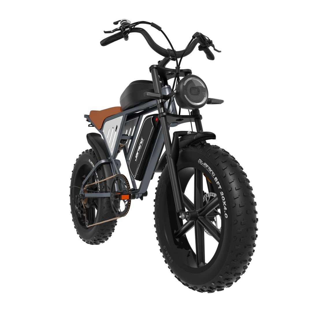 JANSNO X70GM 20" Fat Tires Electric Bikes 750W Motor 48V 14Ah+20Ah Dual Battery