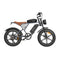 Vélo électrique Jansno X70 20 pouces à gros pneus, 750 W x 2, double moteur, 48 V, 14 Ah + 20 Ah, double batterie