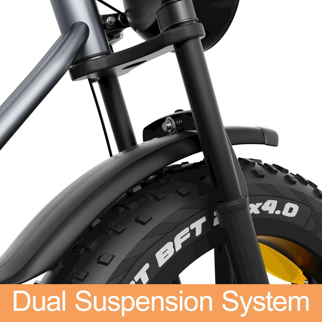 JANSNO X50M-17 20" Fat Tires Electric Bikes 750W Motor 48V 17Ah Battery