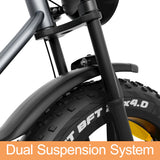 JANSNO X50M-17 20" Fat Tires Electric Bikes 750W Motor 48V 17Ah Battery