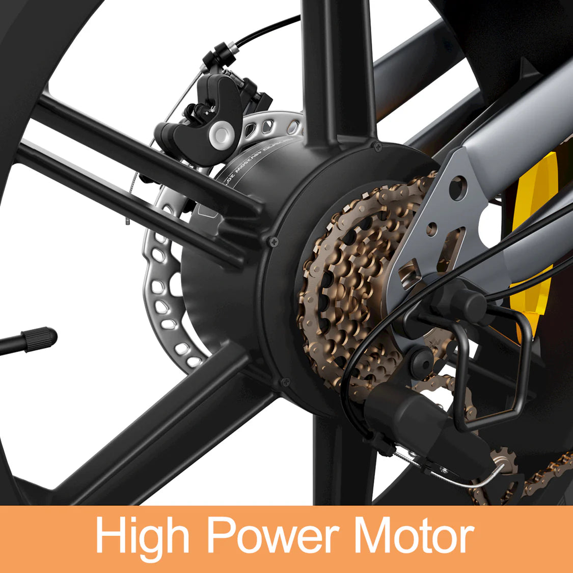 JANSNO X50M-17 20" Fat Tires Electric Bikes 750W Motor 48V 17Ah Battery