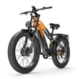 LANKELEISI MG800MAX 26″ Fat Tires All Terrain Electric Bike 2*1000W Dual Motor 48V 20Ah Battery
