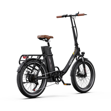 Vélo électrique pliant Onesport OT16-2 de 20 pouces, moteur 250 W, batterie 48 V 17 Ah, compatible avec l'application