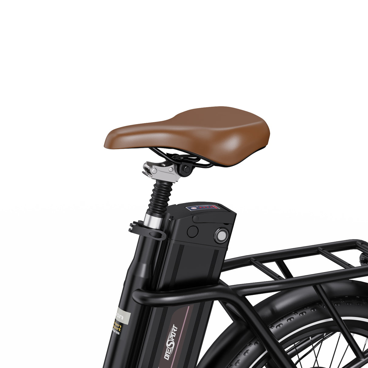 Vélo électrique pliant Onesport OT16-2 de 20 pouces, moteur 250 W, batterie 48 V 17 Ah, compatible avec l'application