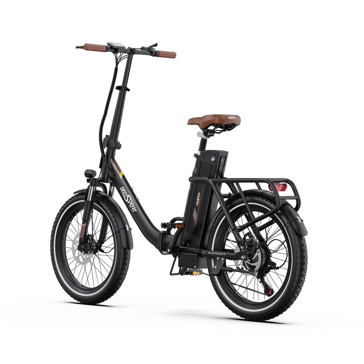 Vélo électrique pliant Onesport OT16-2 de 20 pouces, moteur 250 W, batterie 48 V 17 Ah, compatible avec l'application