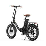 Vélo électrique pliant Onesport OT16-2 de 20 pouces, moteur 250 W, batterie 48 V 17 Ah, compatible avec l'application