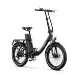Vélo électrique pliant Onesport OT16-2 de 20 pouces, moteur 250 W, batterie 48 V 17 Ah, compatible avec l'application
