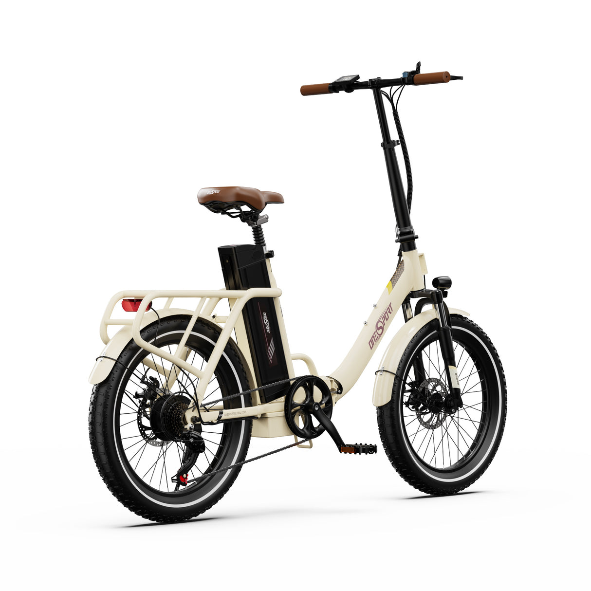 Vélo électrique pliant Onesport OT16-2 de 20 pouces, moteur 250 W, batterie 48 V 17 Ah, compatible avec l'application