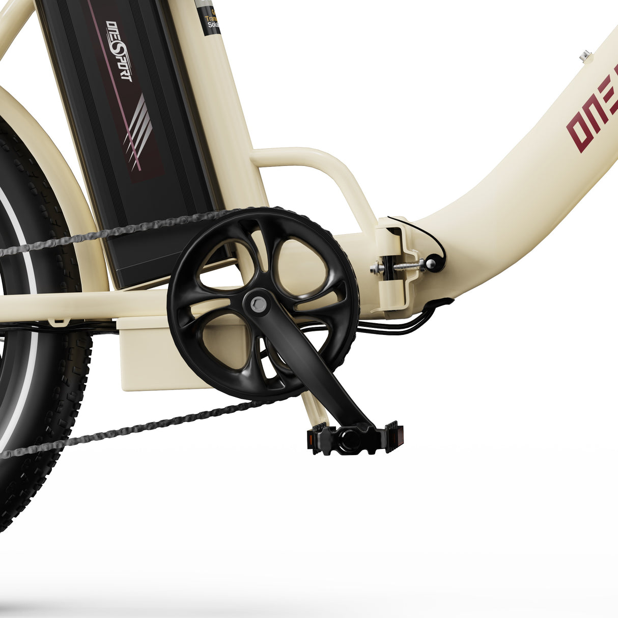 Vélo électrique pliant Onesport OT16-2 de 20 pouces, moteur 250 W, batterie 48 V 17 Ah, compatible avec l'application